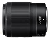 Nikon Z 35mm f1.8 S lens for new Z7, Z 7, Z6, Z 6 Mirrorless Canada