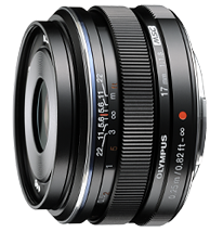 Olympus M. Zuiko 17mm f1.8 lens (Black) - Photocreative (905) 629-0100